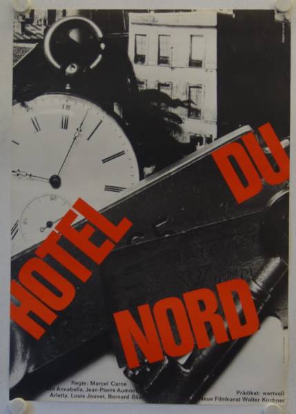 Hotel du Nord re-release german movie poster